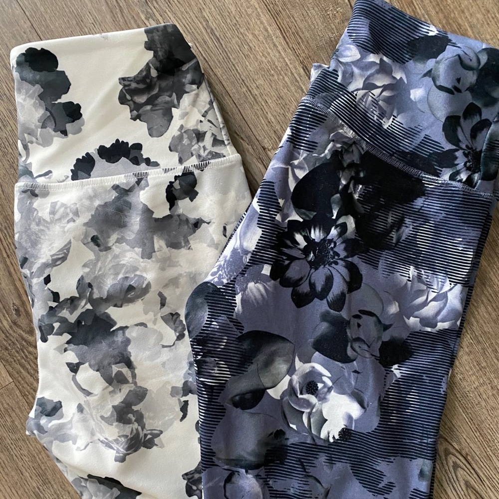 2 pair leggings size M
